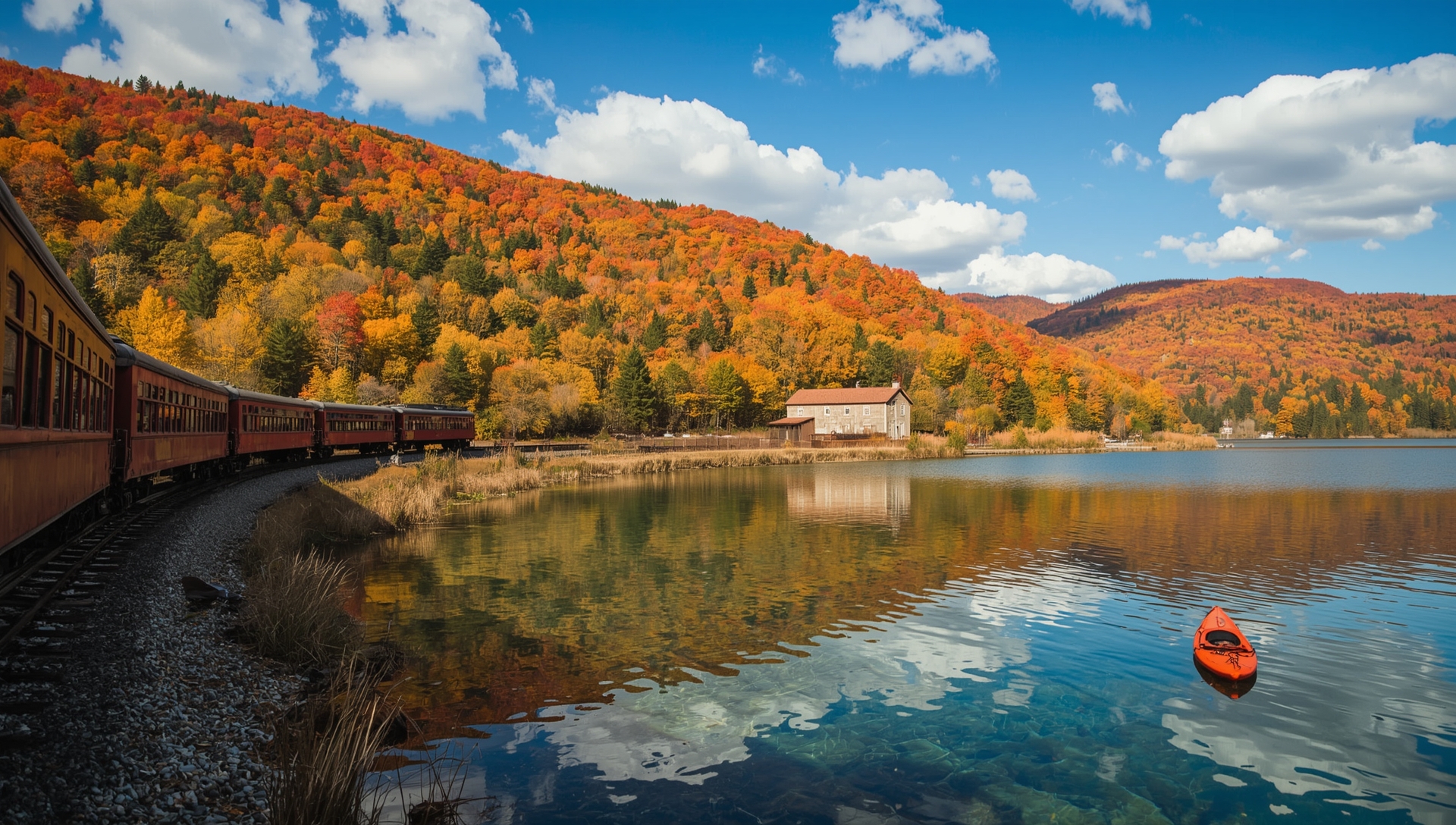 Ontario province map with web design elements and business growth indicators