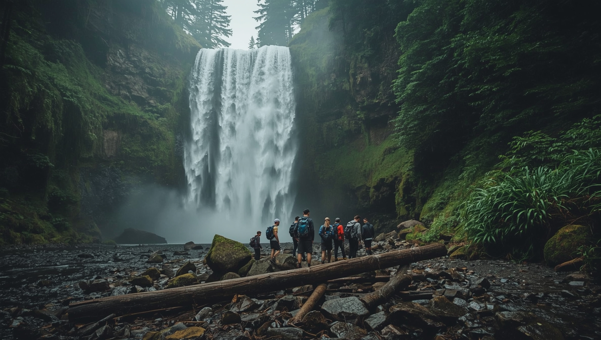Vancouver skyline with creative web design elements and brand identity concepts
