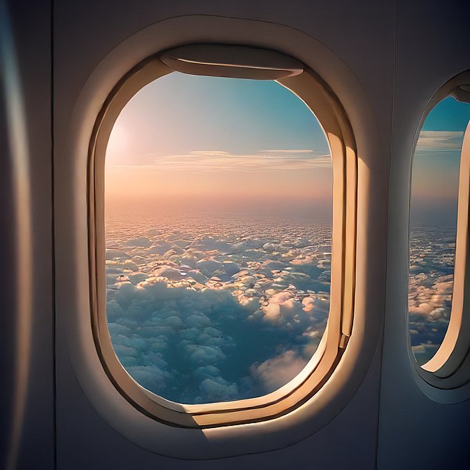 Clouds from airplane